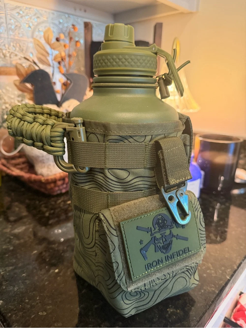 Iron Infidel 64oz Battle Bottle